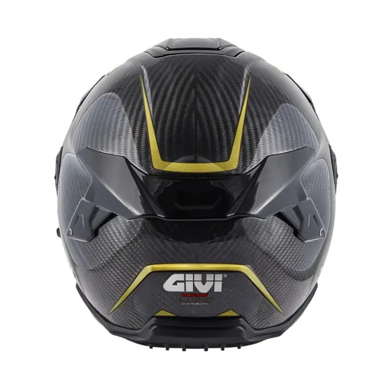 Casco Jet Givi X.29 Carbon Nero Oro Lucido