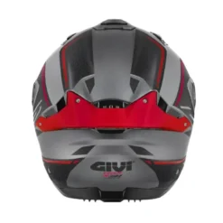 Casco Jet Givi X.31 Impact Titanio Opaco Nero Rosso