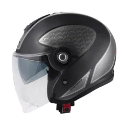 Casco Jet Kappa KV35 Dexter Nero Opaco Titanio