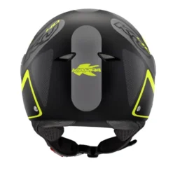 Casco Jet Kappa Shapes KV40 Nero Opaco Grigio Giallo