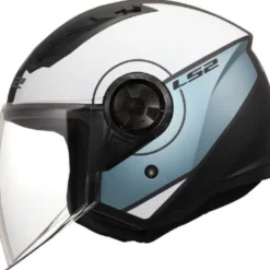 Casco Jet Ls2 OF616 Airflow II Cover Grigio Blu Opaco