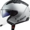 Casco Jet Ls2 OF600 Copter II Silver Opaco