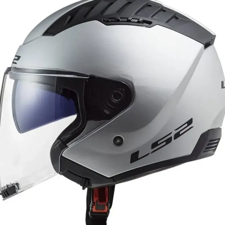 Casco Jet Ls2 OF600 Copter II Silver Opaco