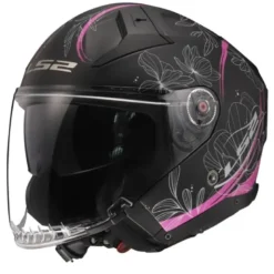 Casco Jet Ls2 OF603 Infinity II Lotus Rosa Opaco