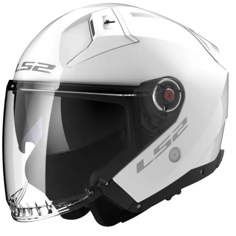 Casco Jet Ls2 OF603 Infinity II Solid Bianco Lucido