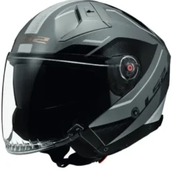 Casco Jet Ls2 OF603 Infinity II Veyron Grigio Bianco Lucido
