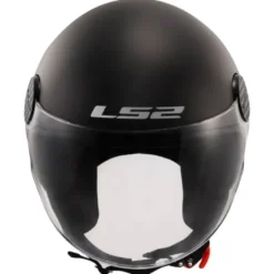Casco Jet Ls2 OF558 Sphere II Solid Nero Opaco