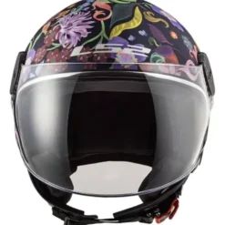 Casco Jet Ls2 OF558 Sphere Lux II Bloom Blu Rosa Opaco