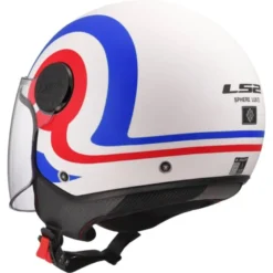 Casco Jet Ls2 OF558 Sphere Lux II Urby Bianco Blu Rosso Opaco