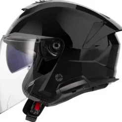 Casco Jet LS2 OF618 Verso II Solid Nero Lucido