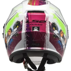 Casco Jet Ls2 OF570 Verso Spring Bianco Rosa