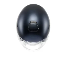 Casco Jet Momo Design Aero Mono Blu Opaco Antracite
