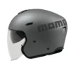 Casco Jet Momo Design Aero Mono Titanio Opaco Antracite