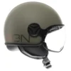 Casco Jet Momo Design Fgtr Classic Candy Flip Opaco Verde Bronzo