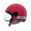 Casco Jet Momo Design Fgtr Classic Candy Fucsia Bianco