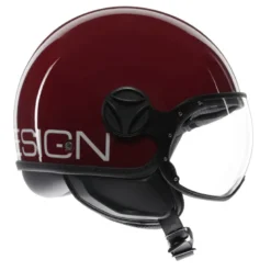 Casco Jet Momo Design Fgtr Classic Candy Lucido Porpora Bianco