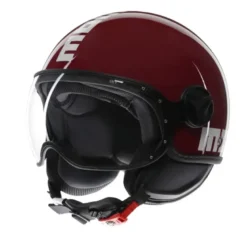 Casco Jet Momo Design Fgtr Classic Candy Lucido Porpora Bianco