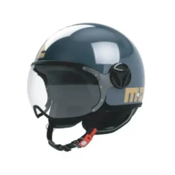 Casco Jet Momo Design Fgtr Classic Flip Brass Gold