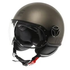 Casco Jet Momo Design Fgtr Evo Hip Opaco Bronzo Stone