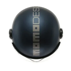 Casco Jet Momo Design Fgtr Evo Mono Opaco Avio Argento
