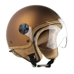 Casco Jet Motocubo 721 Ant Tobacco