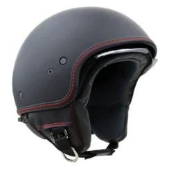 Casco Jet Motocubo 517 Beetle Nero Opaco