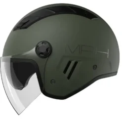 Casco Jet MPH Aire Verde Militare Opaco