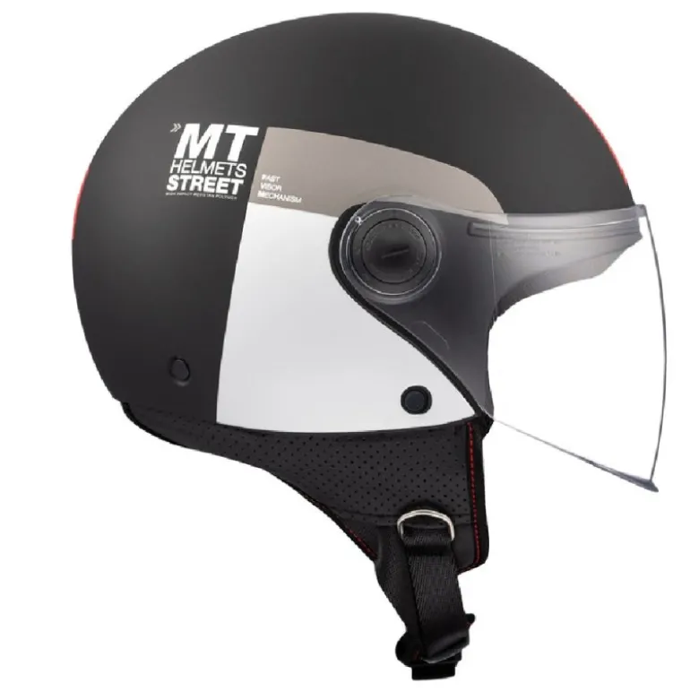 Casco Jet Mt Helmets Of501 B Street S Inboard D2 Opaco