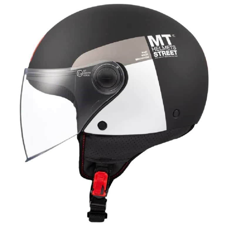 Casco Jet Mt Helmets Of501 B Street S Inboard D2 Opaco