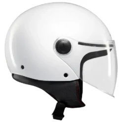 Casco Jet Mt Helmets  Of501 B Street S Solid A0 Lucido Bianco
