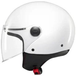 Casco Jet Mt Helmets  Of501 B Street S Solid A0 Lucido Bianco