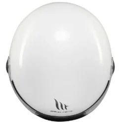 Casco Jet Mt Helmets  Of501 B Street S Solid A0 Lucido Bianco