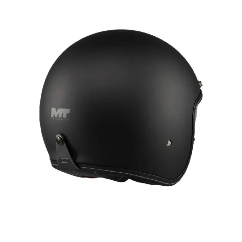 Casco Jet Mt Helmets Of507Sv B Lemans 2 A1 Sv S Pure Nero Opaco
