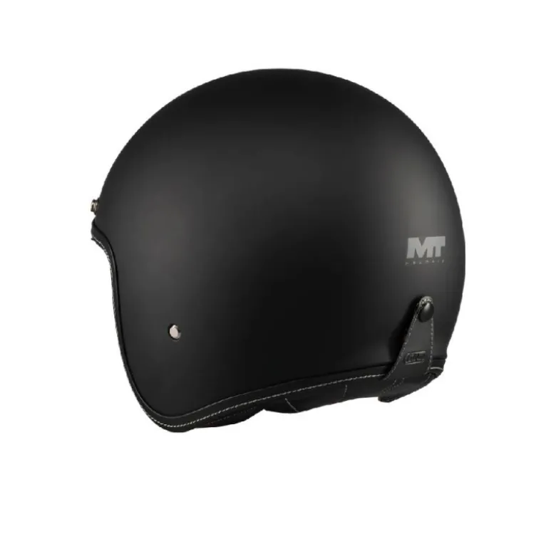 Casco Jet Mt Helmets Of507Sv B Lemans 2 A1 Sv S Pure Nero Opaco