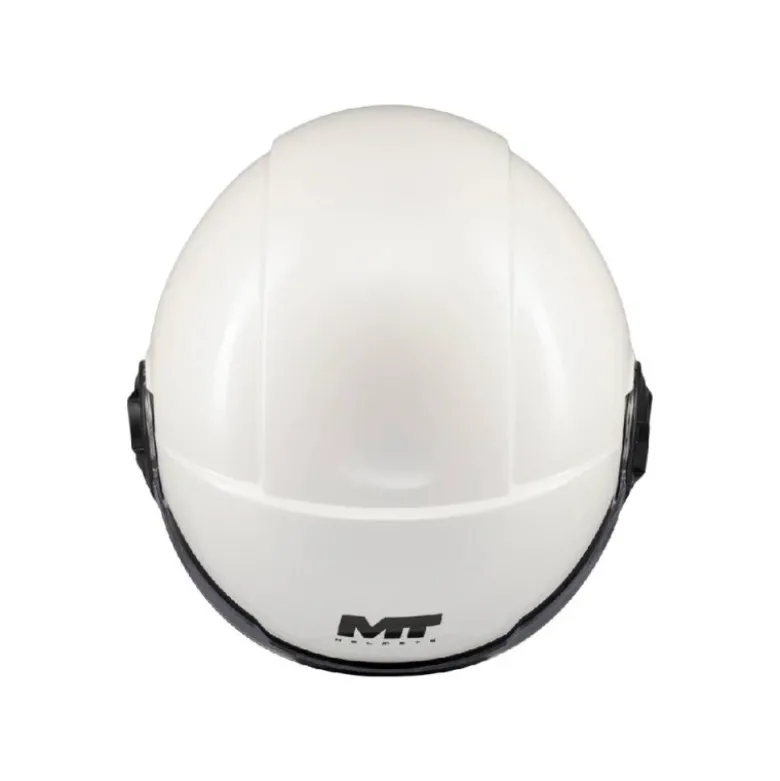Casco Jet Mt Helmets Of502Sv B Viale A0 Sv S Pure Bianco Lucido