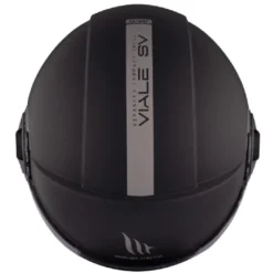 Casco Jet Mt Helmets Of502Sv B Viale Sv S A1 Solid Opaco Nero Opaco