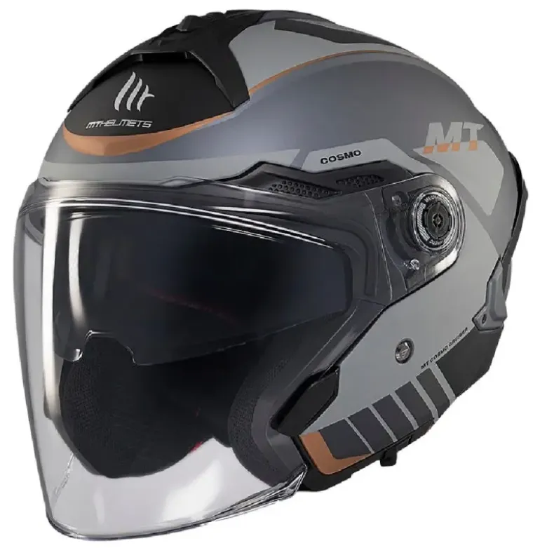 Casco Jet Mt Helmets Of515Sv Cosmo C2 Sv Cruiser Opaco