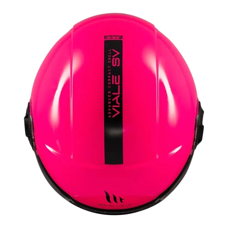 Casco Jet Mt Helmets Viale Sv S Solid Rosa