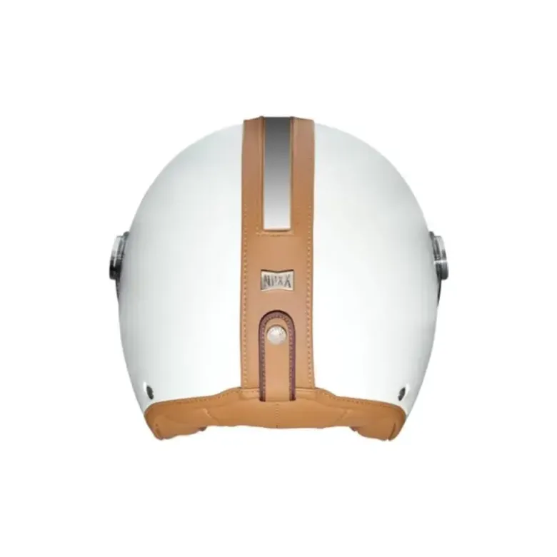 Casco Jet Nexx X.G30 Groovy Bianco Camel