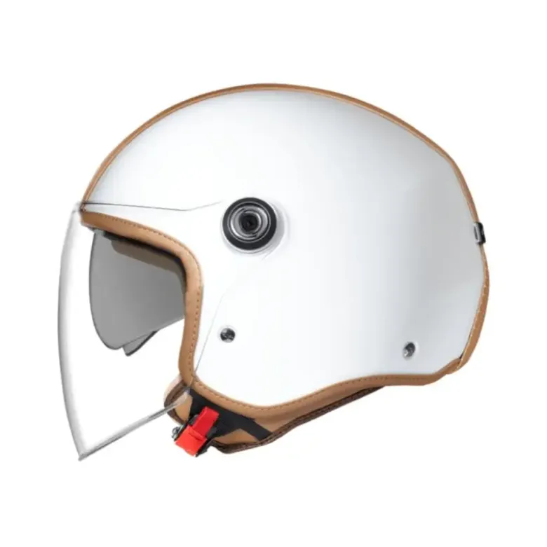 Casco Jet Nexx Y.10 Midtown Bianco Camel