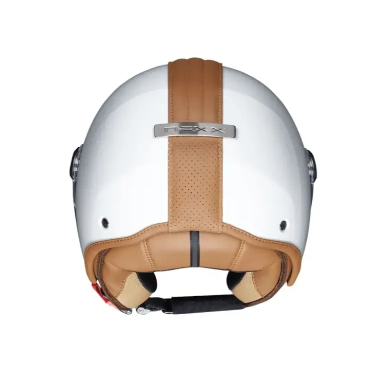 Casco Jet Nexx Y.10 Sunny Bianco Caramello