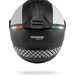 Casco Jet Nolan N40-5 06 Bellavista 341 Nero Bianco Scacchi Opaco