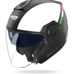 Casco Jet Nolan N40-5 06 Bellavista 341 Nero Bianco Scacchi Opaco