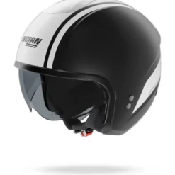 Casco Jet Nolan N20-2 Dolce Vita 349 Nero Bianco Opaco
