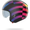 Casco Jet Nolan N20-2 Policromo 345 Nero Multicolore Lucido