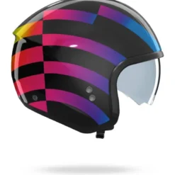 Casco Jet Nolan N20-2 Policromo 345 Nero Multicolore Lucido
