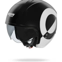 Casco Jet Nolan N20-2 Viceversa 344 Nero Bianco Opaco
