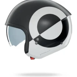 Casco Jet Nolan N20-2 Viceversa 344 Nero Bianco Opaco