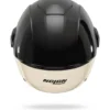 Casco Jet Nolan N20-2 Visor Blocco 354 Nero Avorio Verde Grigio Antracite Lucido