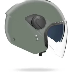 Casco Jet Nolan N20-2 Visor Classico Nobile 337 Verde Grigio Opaco